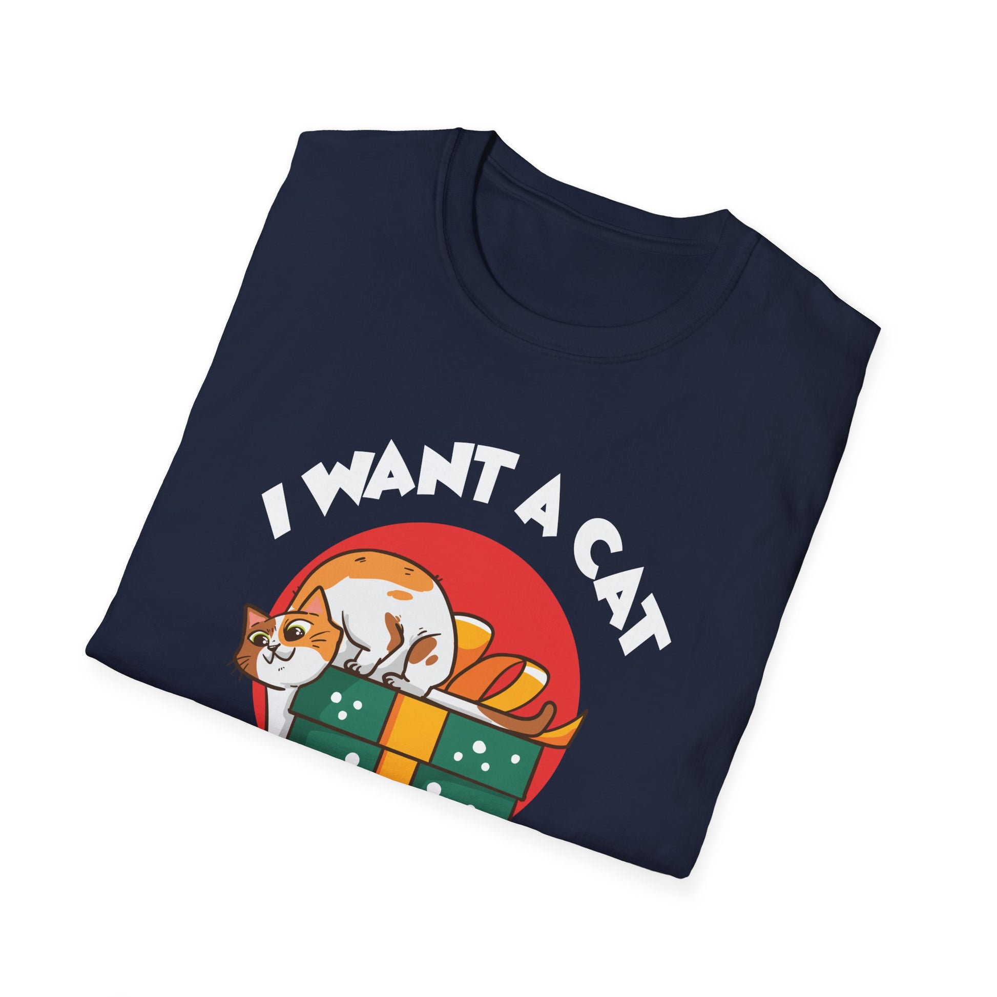 Christmas Cat Cats For All Christmas Cats Unisex T-Shirt