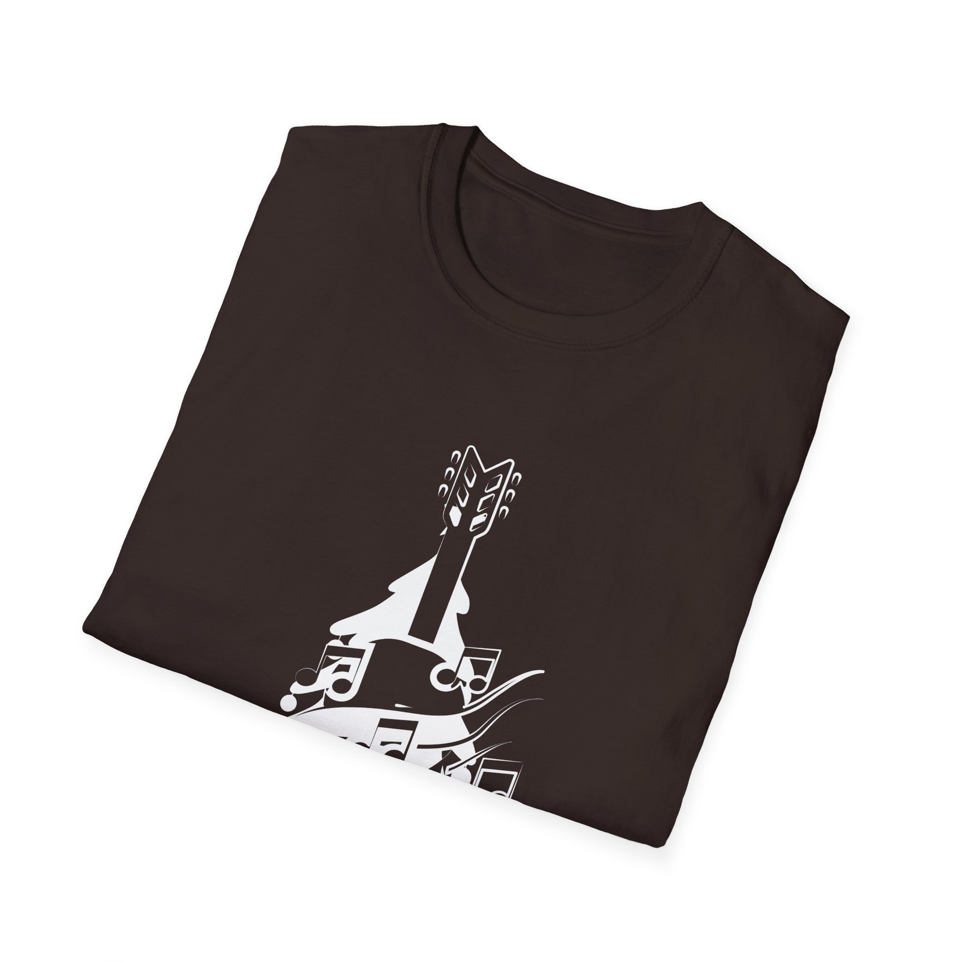 Christmas Guitar Tree Funny Guitarist Christmas Unisex T-Shirt