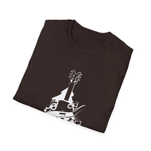Christmas Guitar Tree Funny Guitarist Christmas Unisex T-Shirt