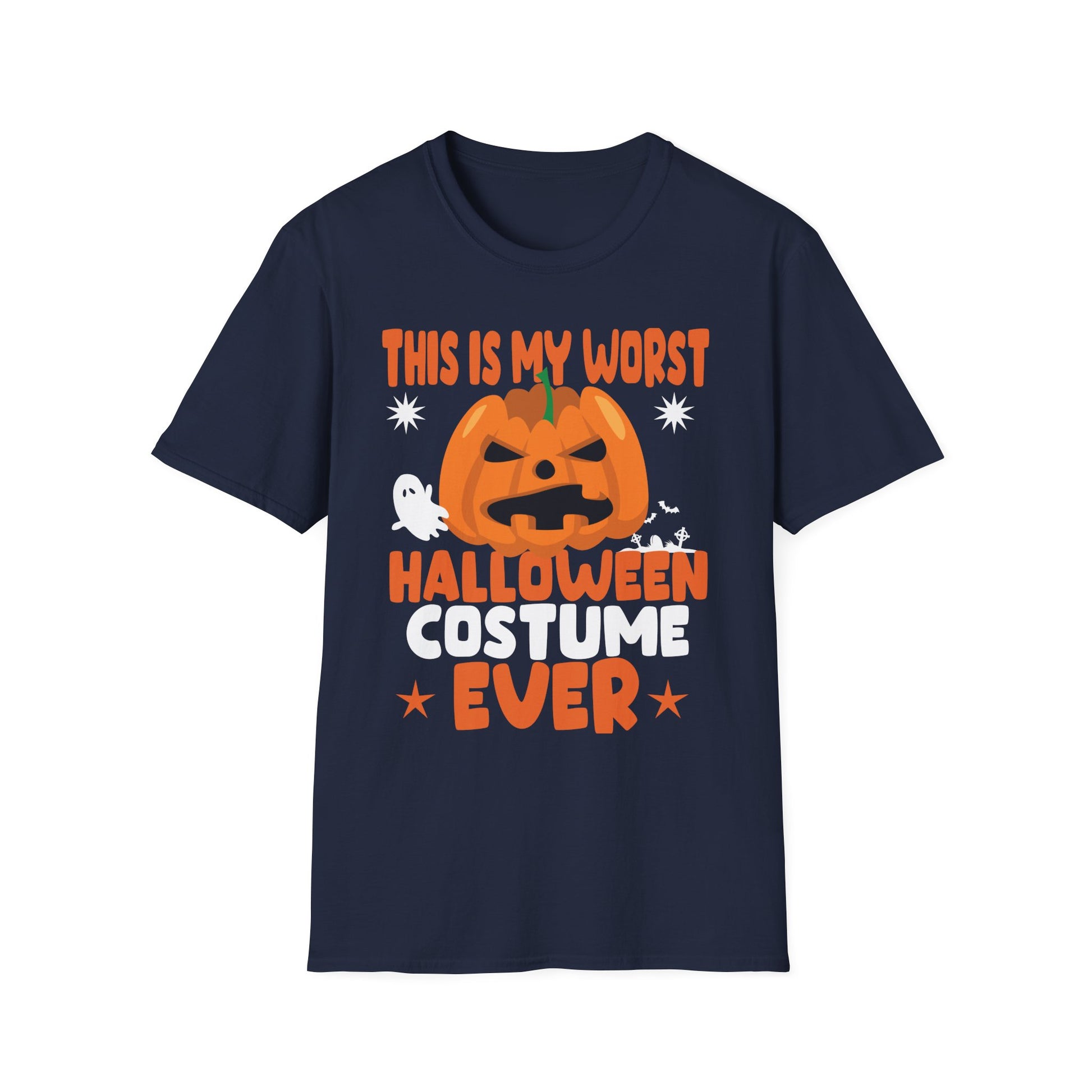 Halloween T-Shirt — "This Is My Worst Halloween Costume Ever" Funny Pumpkin Tee