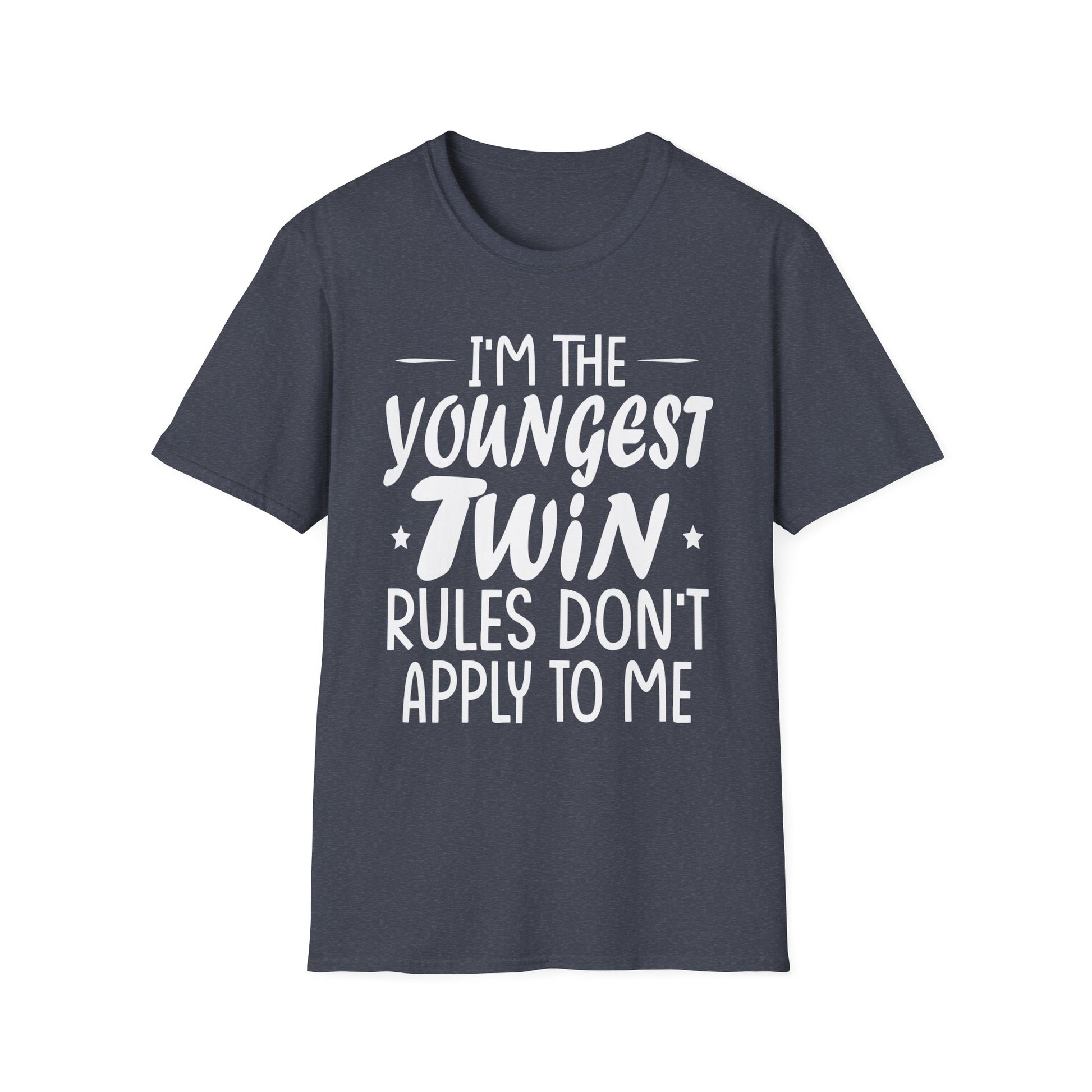 Twins Shirts Birthday Funny Siblings Youngest Twin  Unisex T-Shirt