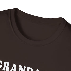 Grandad of the Patch Halloween T‑Shirt — Pumpkin Witch Hat & Spiderwebs Costume Tee