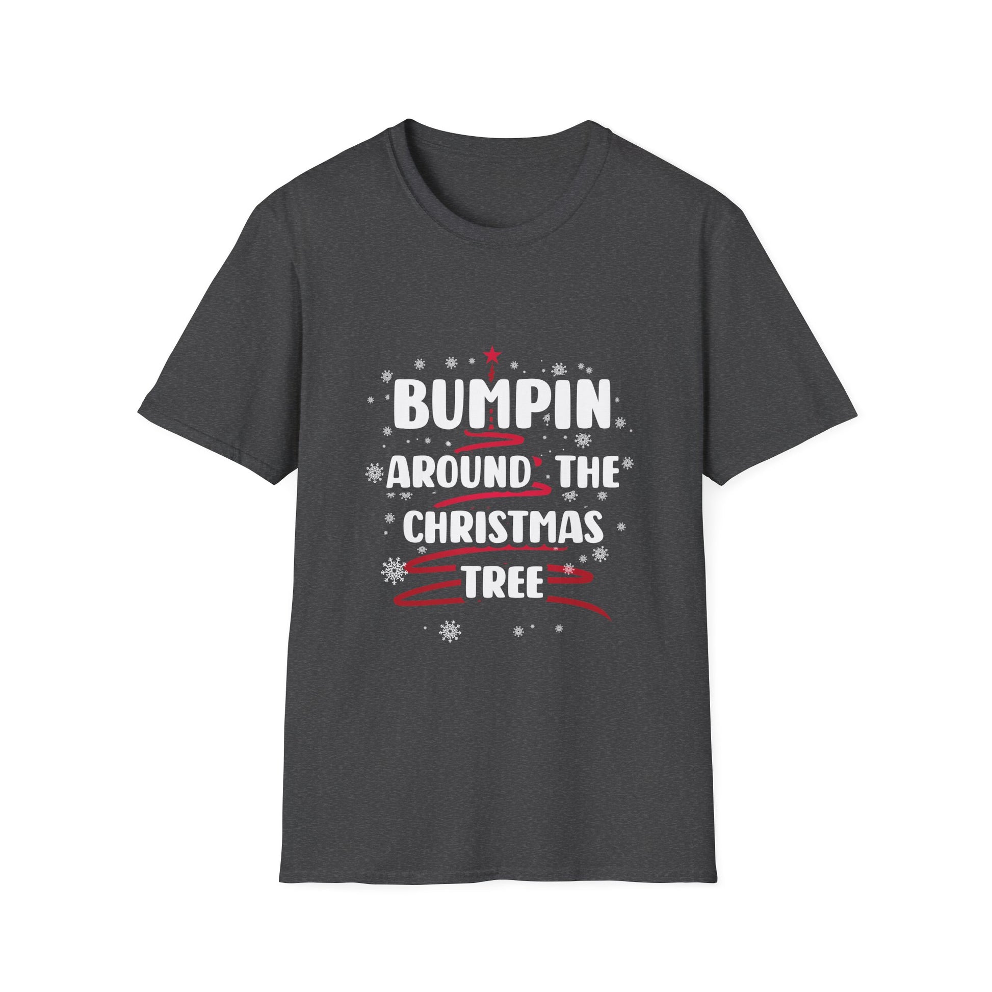 Christmas T-Shirt — "Bumpin' Around the Christmas Tree" Holiday Graphic Tee