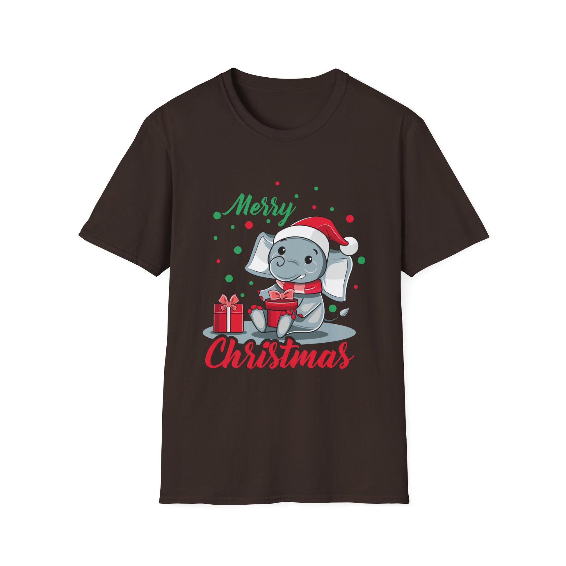 Christmas Elephant - Sweet Christmas Animals Unisex T-Shirt