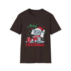 Christmas Elephant - Sweet Christmas Animals Unisex T-Shirt