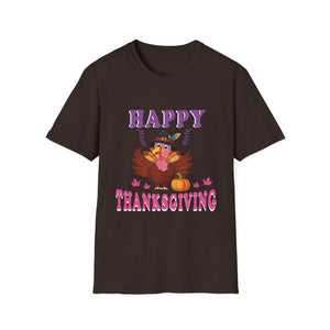 Female Turkey Happy Thanksgiving  Unisex T-Shirt