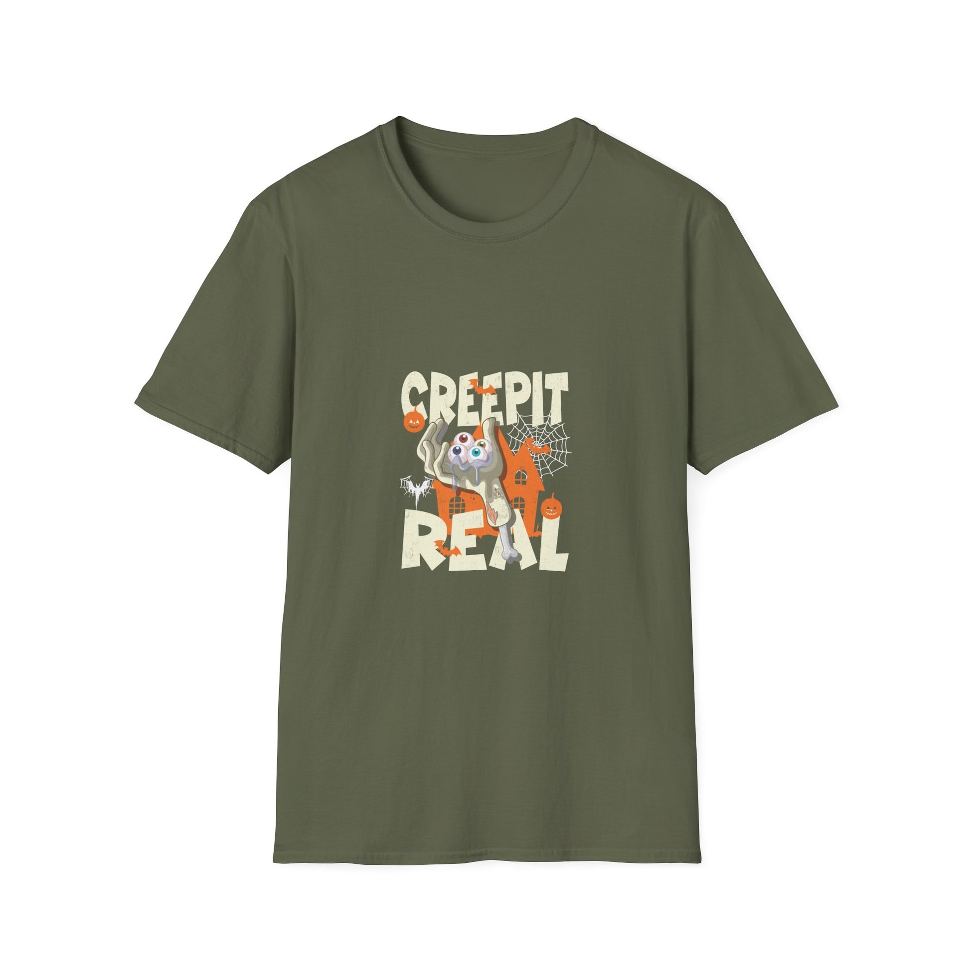 Chilling With My Creeps Halloween- Dancing Ghost Halloween Tee