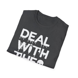 T-Shirt — “Deal With The Devil” Halloween Graphic Tee