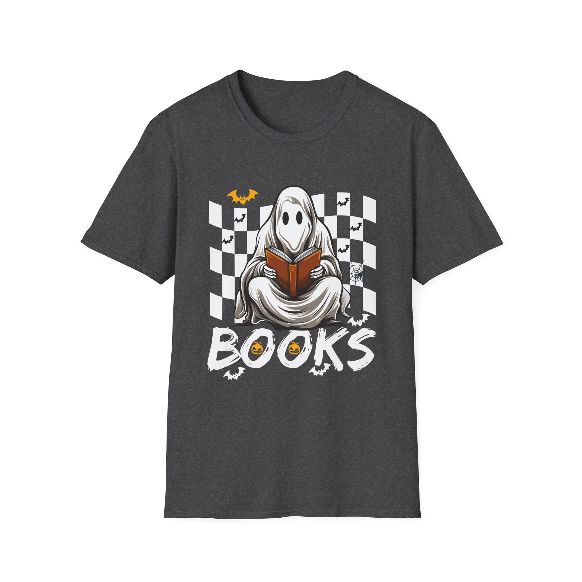 Halloween Costume spooky Books funny Ghost Lover Halloween Tee Unisex Softstyle T-Shirt