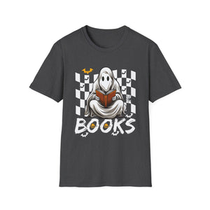 Halloween Costume spooky Books funny Ghost Lover Halloween Tee Unisex Softstyle T-Shirt