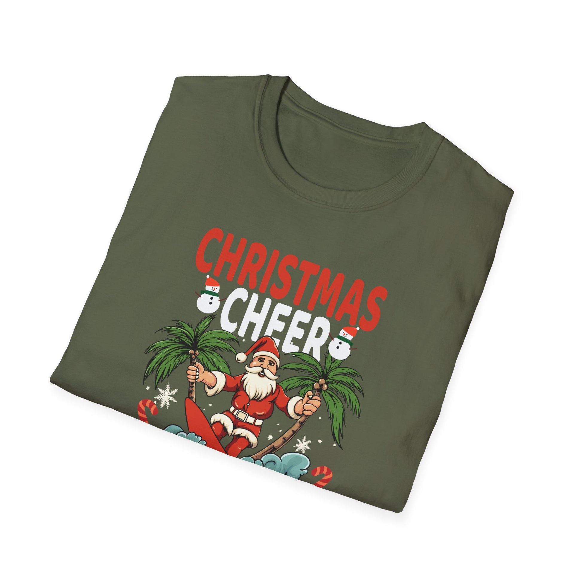 Christmas Cheer Is A Cooler Of B for Sommer Christmas Unisex T-Shirt