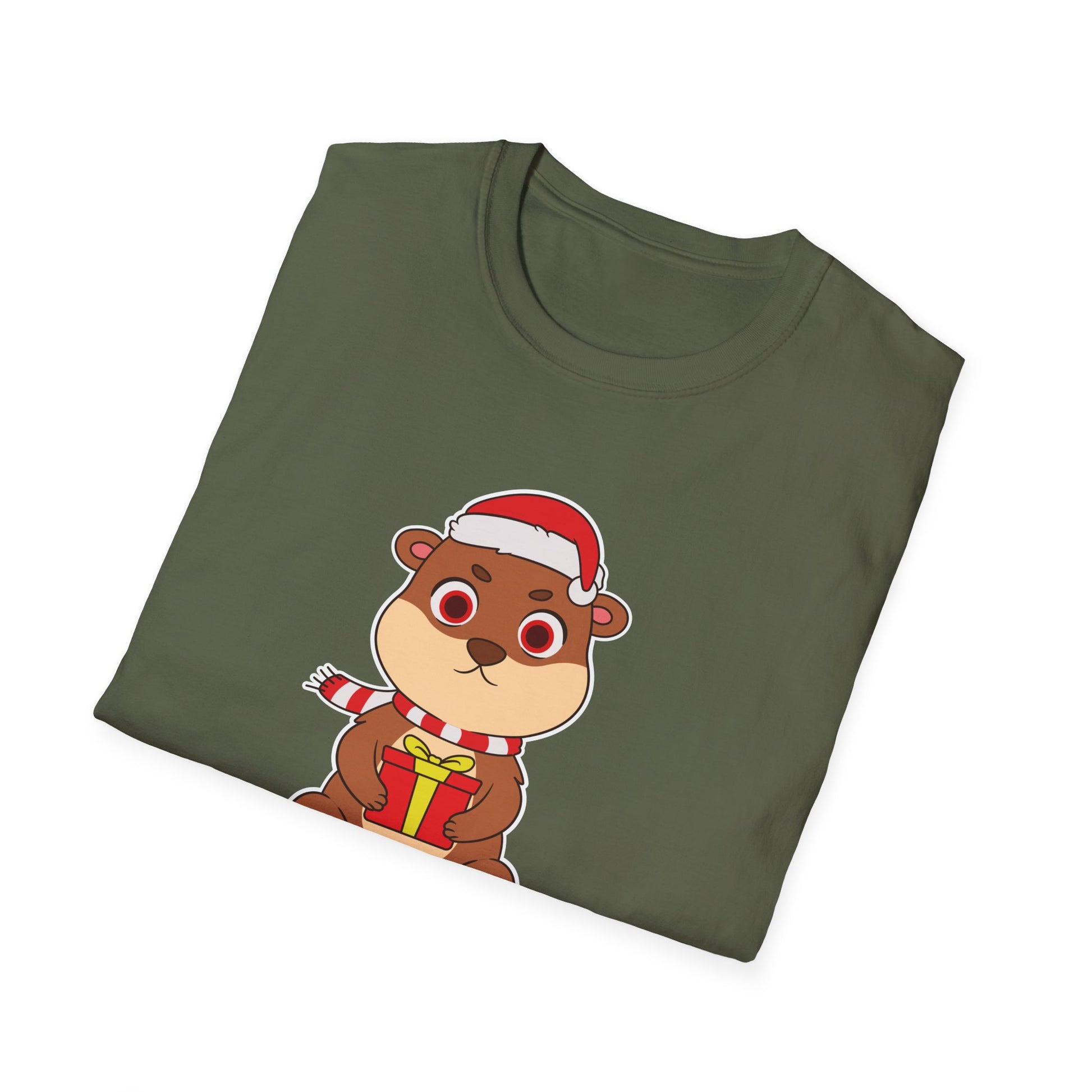 Beaver Christmas Cutie Beaver Christmas T-Shirt Unisex T-Shirt