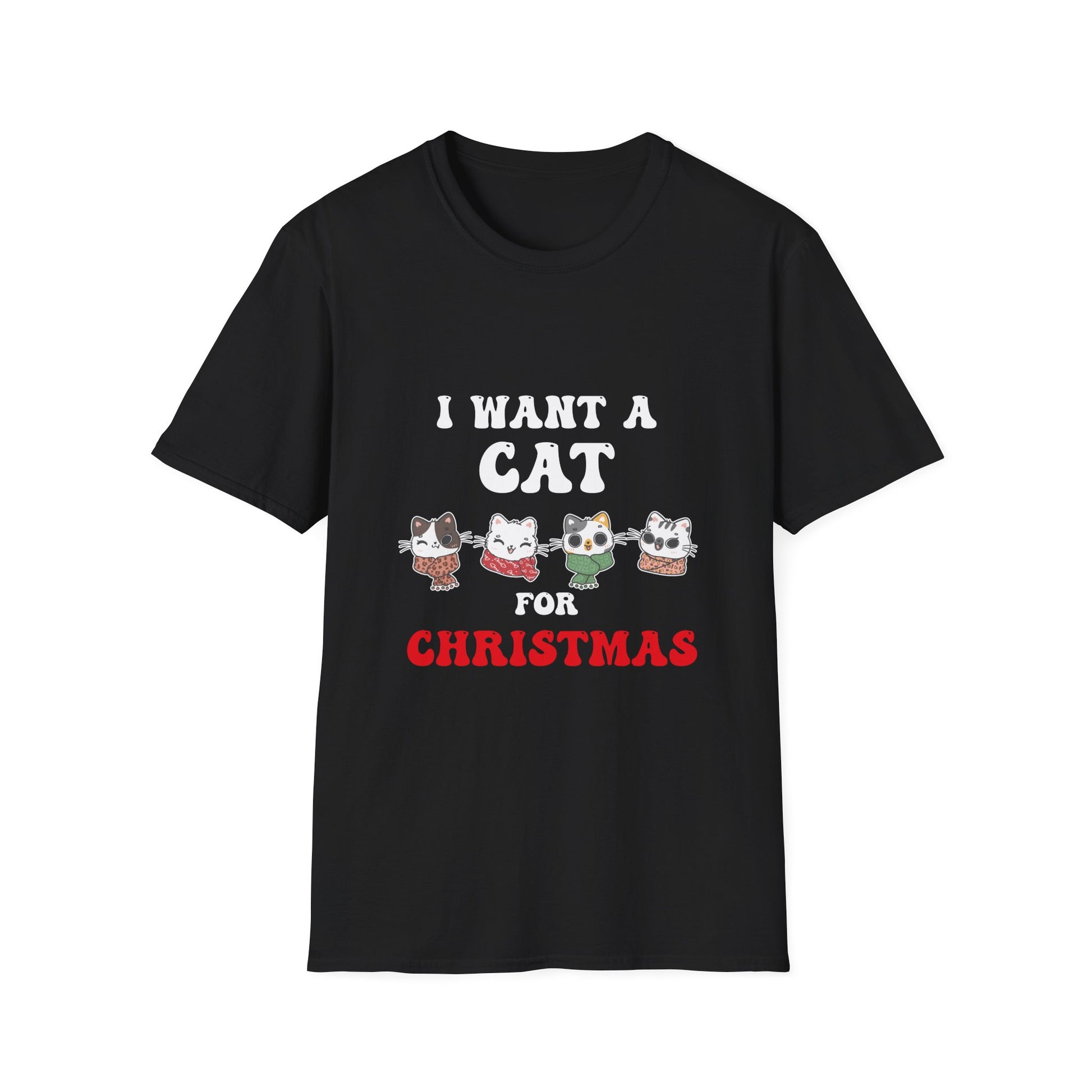 Christmas Cat Cats For All Christmas Cats Unisex T-Shirt