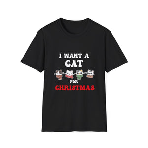 Christmas Cat Cats For All Christmas Cats Unisex T-Shirt