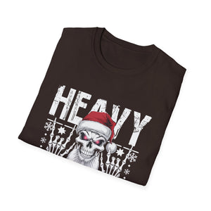 Heavy Christmas Skull Santa T-Shirt