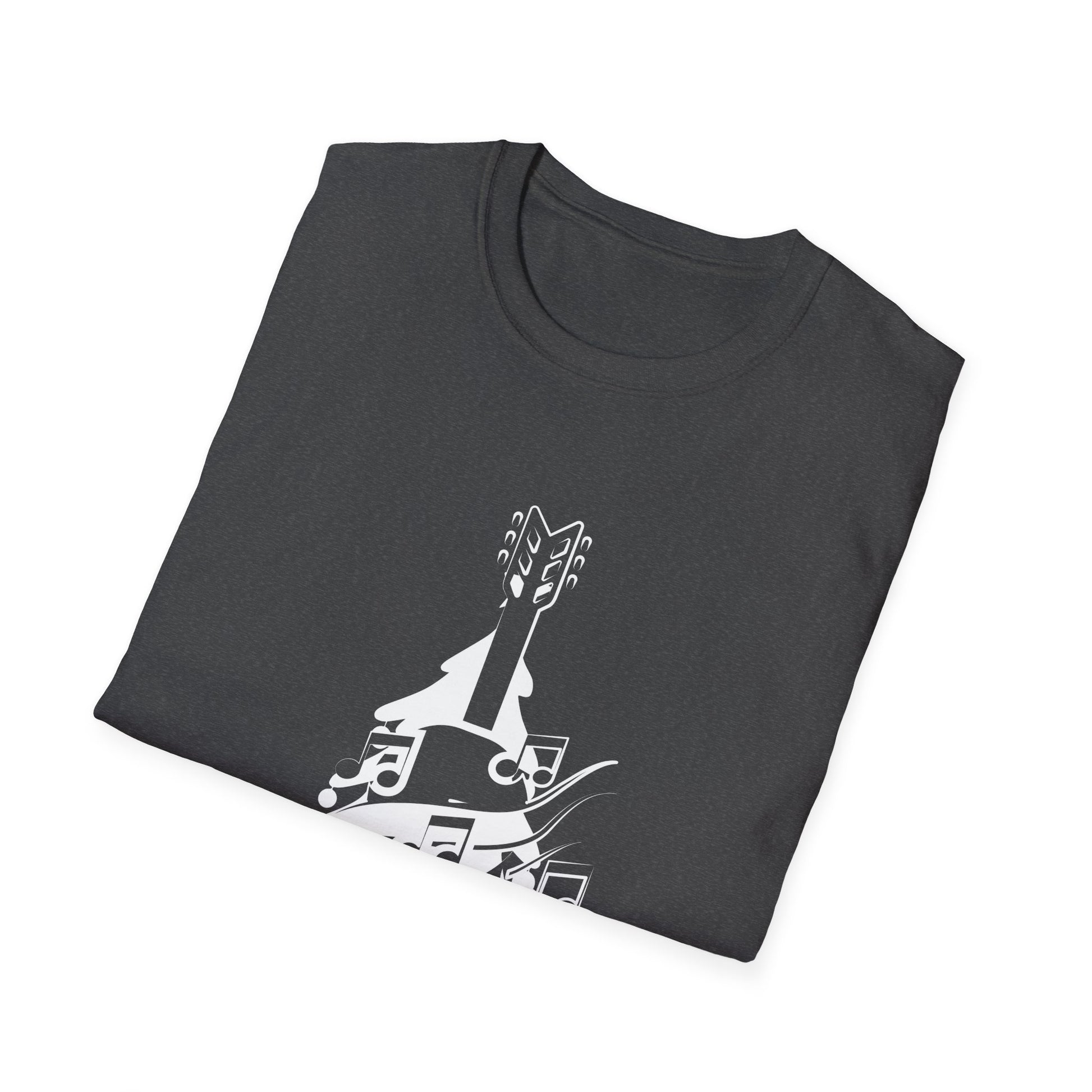 Christmas Guitar Tree Funny Guitarist Christmas Unisex T-Shirt