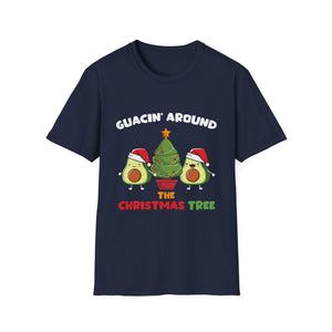 Guacin' Around the Christmas Tree T-Shirt — Funny Avocado Holiday Tee
