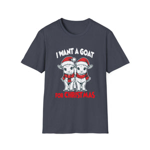Christmas Goat Goats for All Christmas Goats Unisex T-Shirt