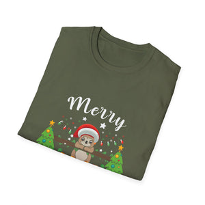 Christmas Sloth T-Shirt — Merry Christmas Cute Holiday Tee