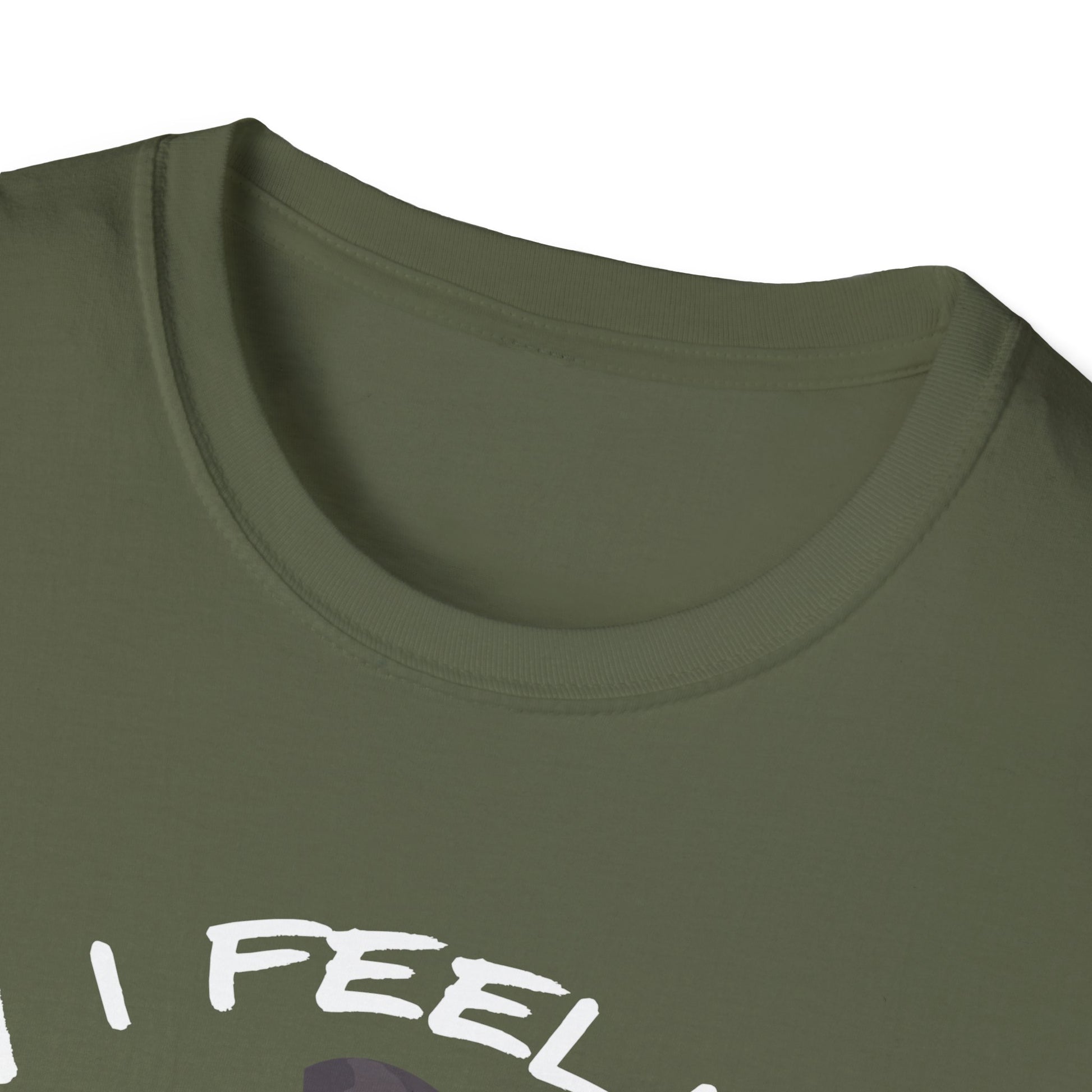 Halloween Teacher T-Shirt - "Man I Feel Like a Teacher" Scarecrow Pumpkin Design