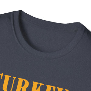 Turkey and Touchdowns T-Shirt — Thanksgiving Football Tee  Unisex T-Shirt