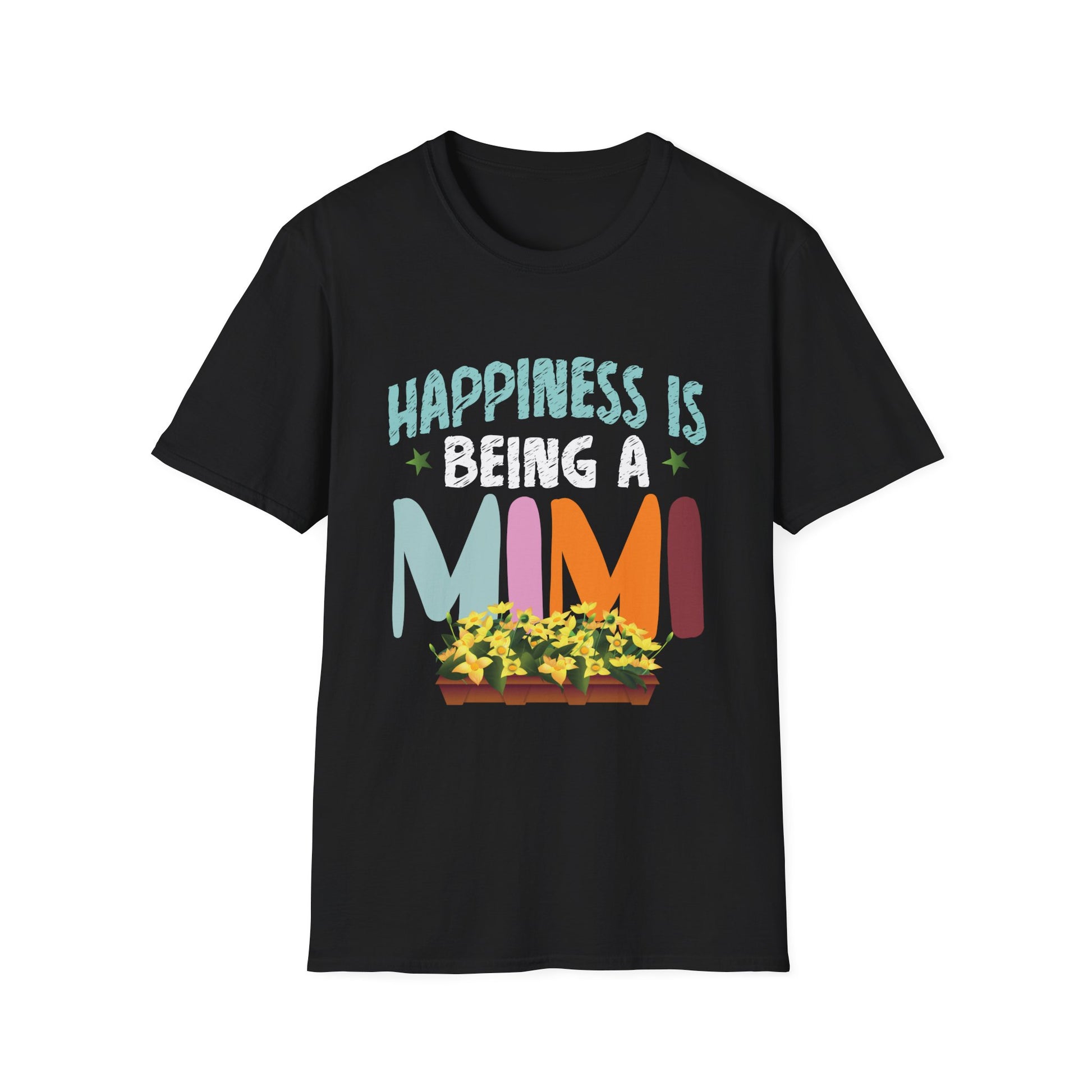 Womens Happiness is being a Mimi Announcement Mothers Day Unisex T-Shirt