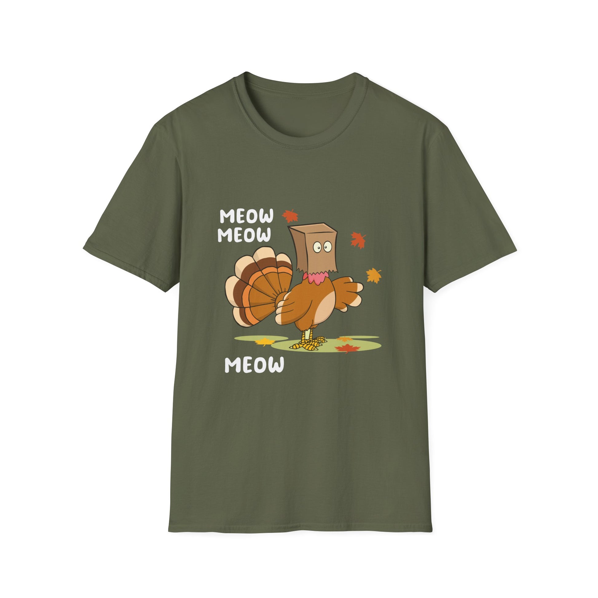 Turkey Cat "Meow Meow Meow" T-Shirt