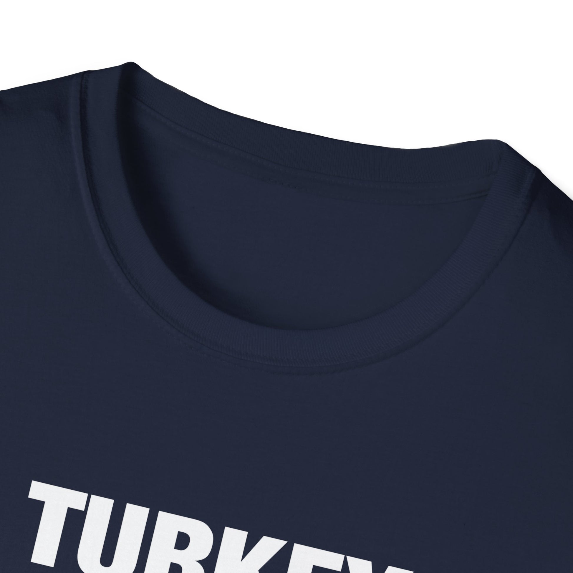 Turkey Moo Funny Thanksgiving Unisex Softstyle T-Shirt