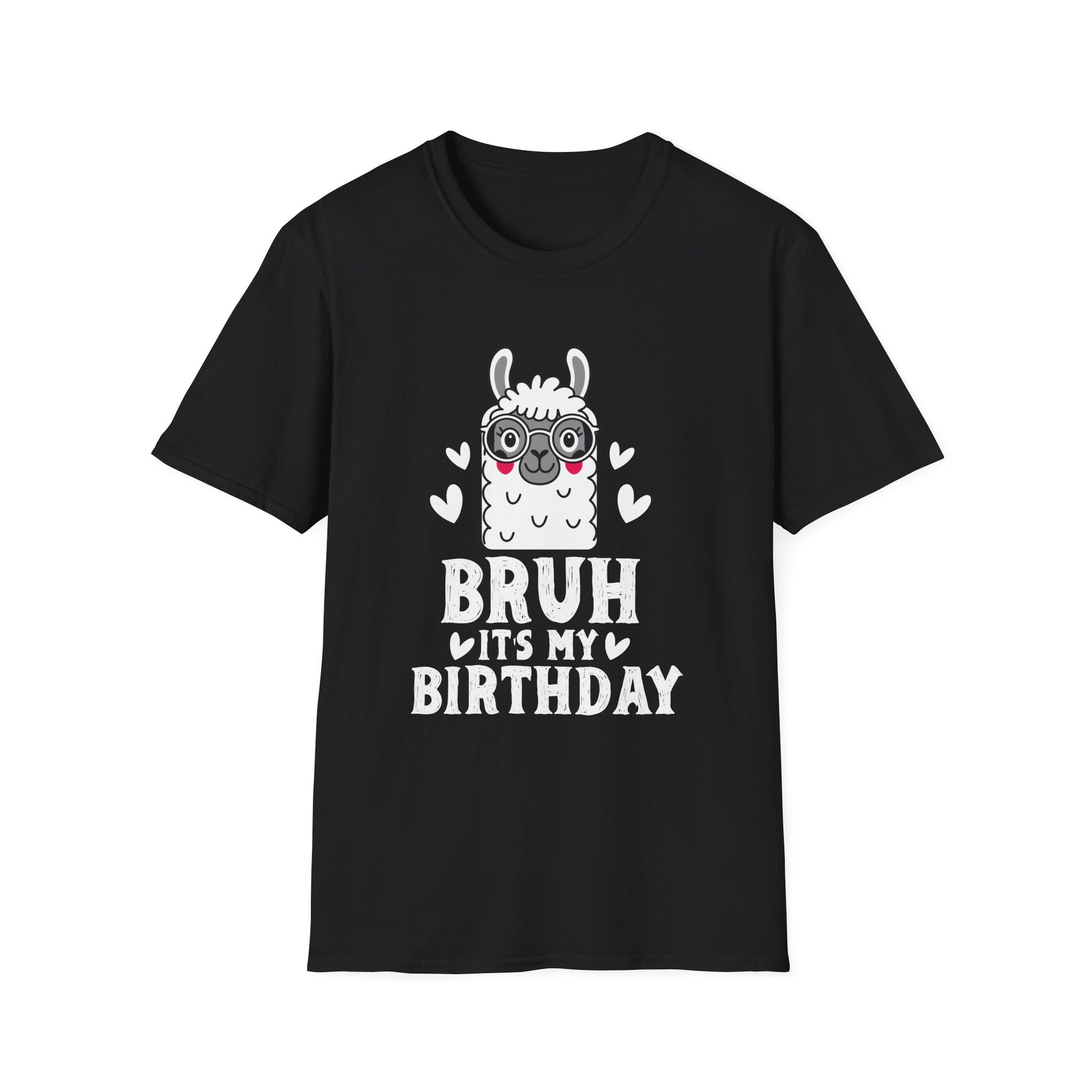 Birthday Llama T-Shirt - "Bruh It’s My Birthday" Cute Graphic Tee