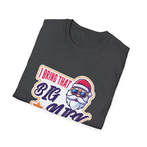 Big Nick Energy Shirt Santa Xmas Funny Christmas St Nick Unisex T-Shirt
