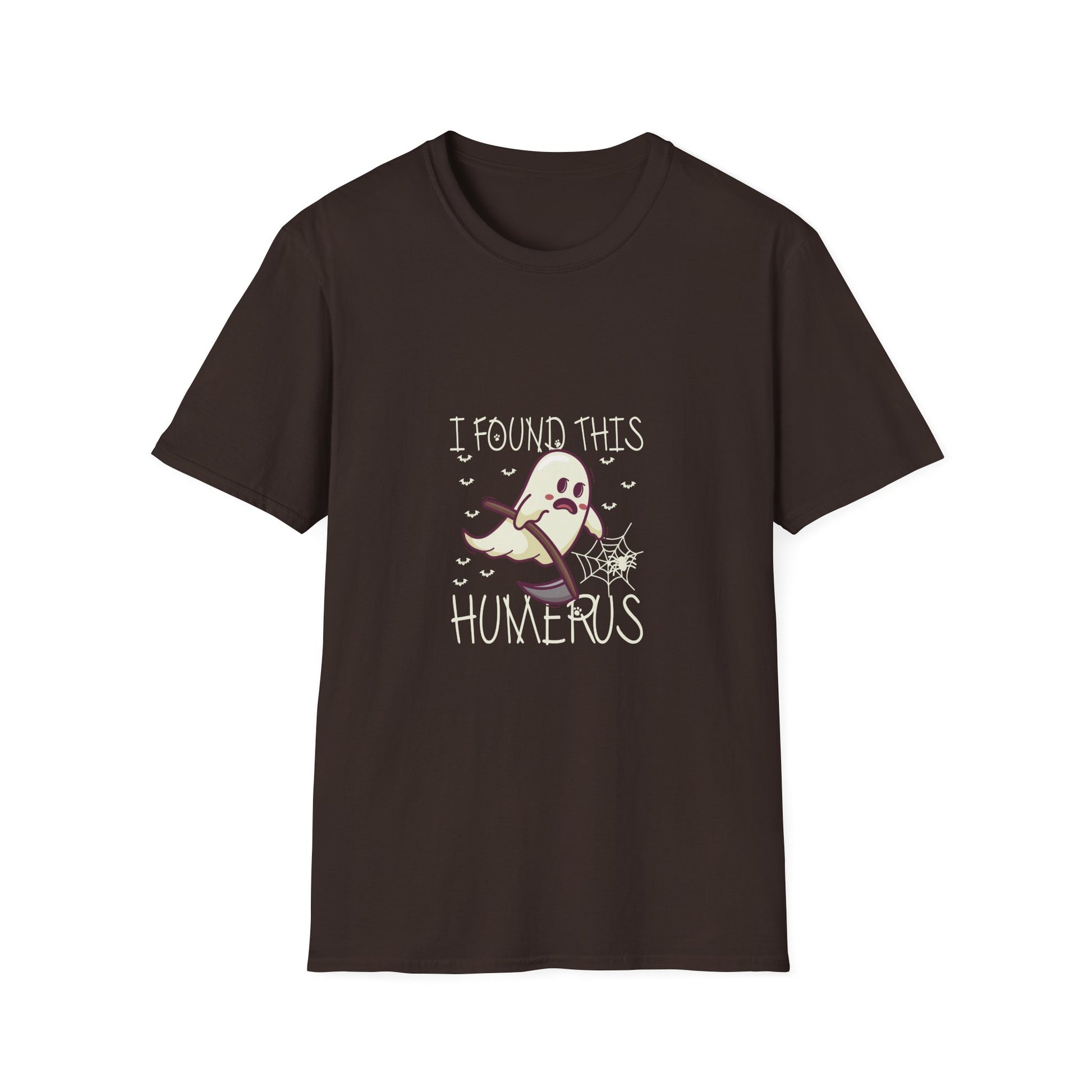 I Found This Humerus Bone Joke Funny Halloween Halloween TeeUnisex Softstyle T-Shirt