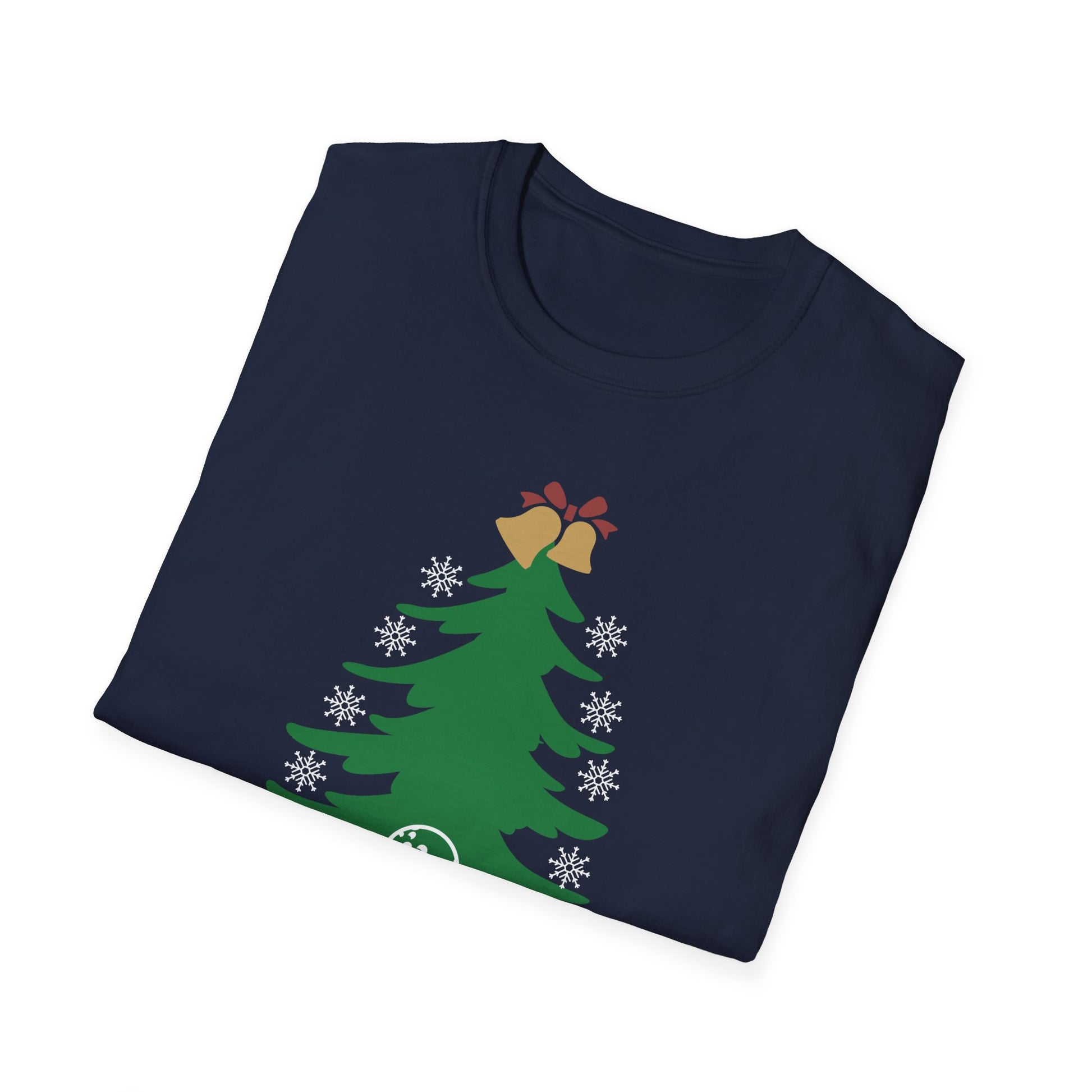 Golf Christmas Tree T-Shirt — Holiday Golfers Funny Golf Ornament Tee