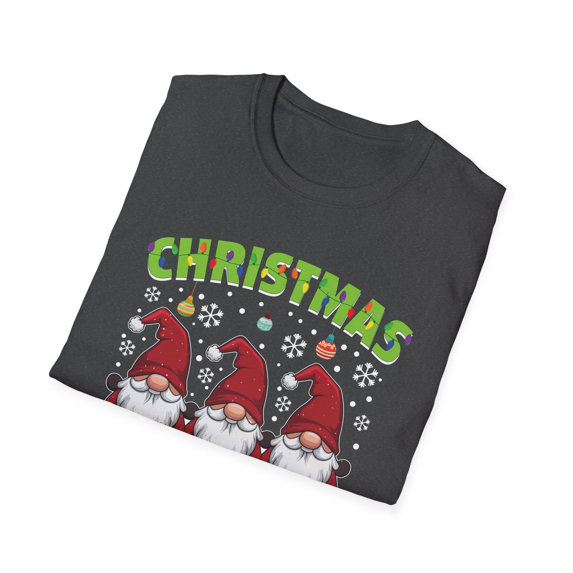 Christmas Gnomes T-Shirt — "Christmas with My Gnomies" Holiday Tee