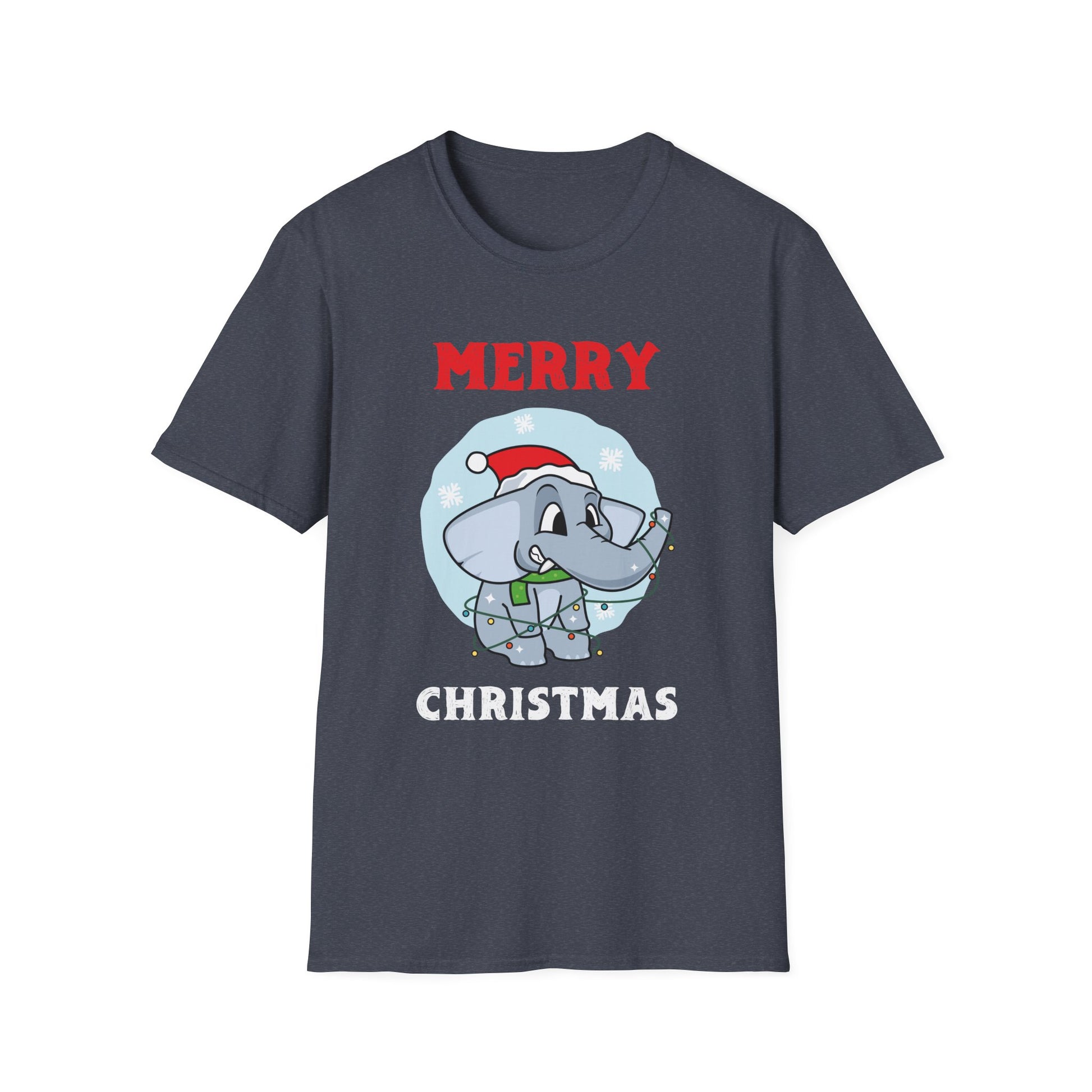 Christmas Elephant  Sweet Christmas Animals Unisex T-Shirt