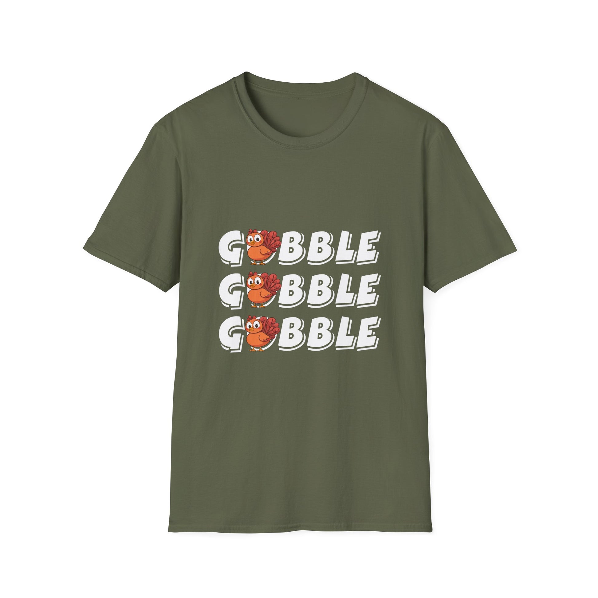 Gobble Gobble Turkey T-Shirt — Cute Thanksgiving Graphic Tee