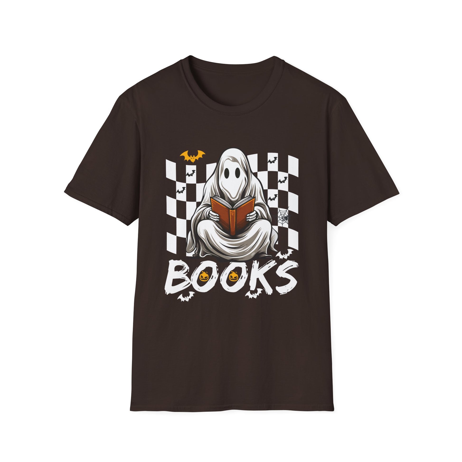 Halloween Costume spooky Books funny Ghost Lover Halloween Tee Unisex Softstyle T-Shirt