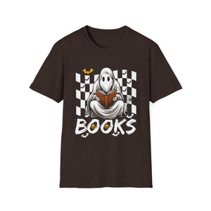 Halloween Costume spooky Books funny Ghost Lover Halloween Tee Unisex Softstyle T-Shirt