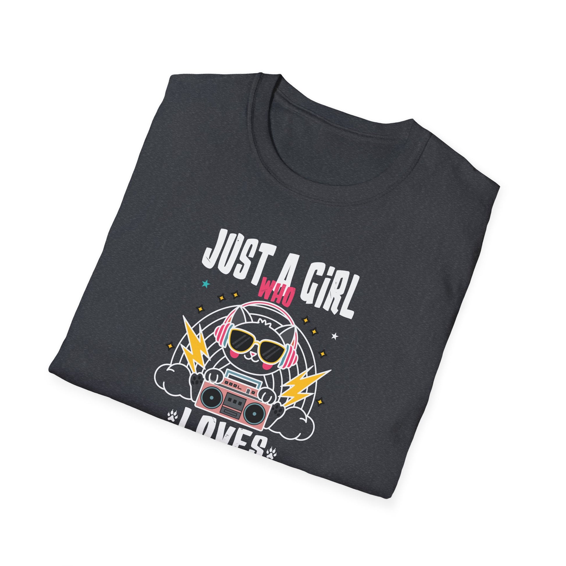 Just A Girl Who Loves Anime And K-Pop African American Afro Unisex T-Shirt