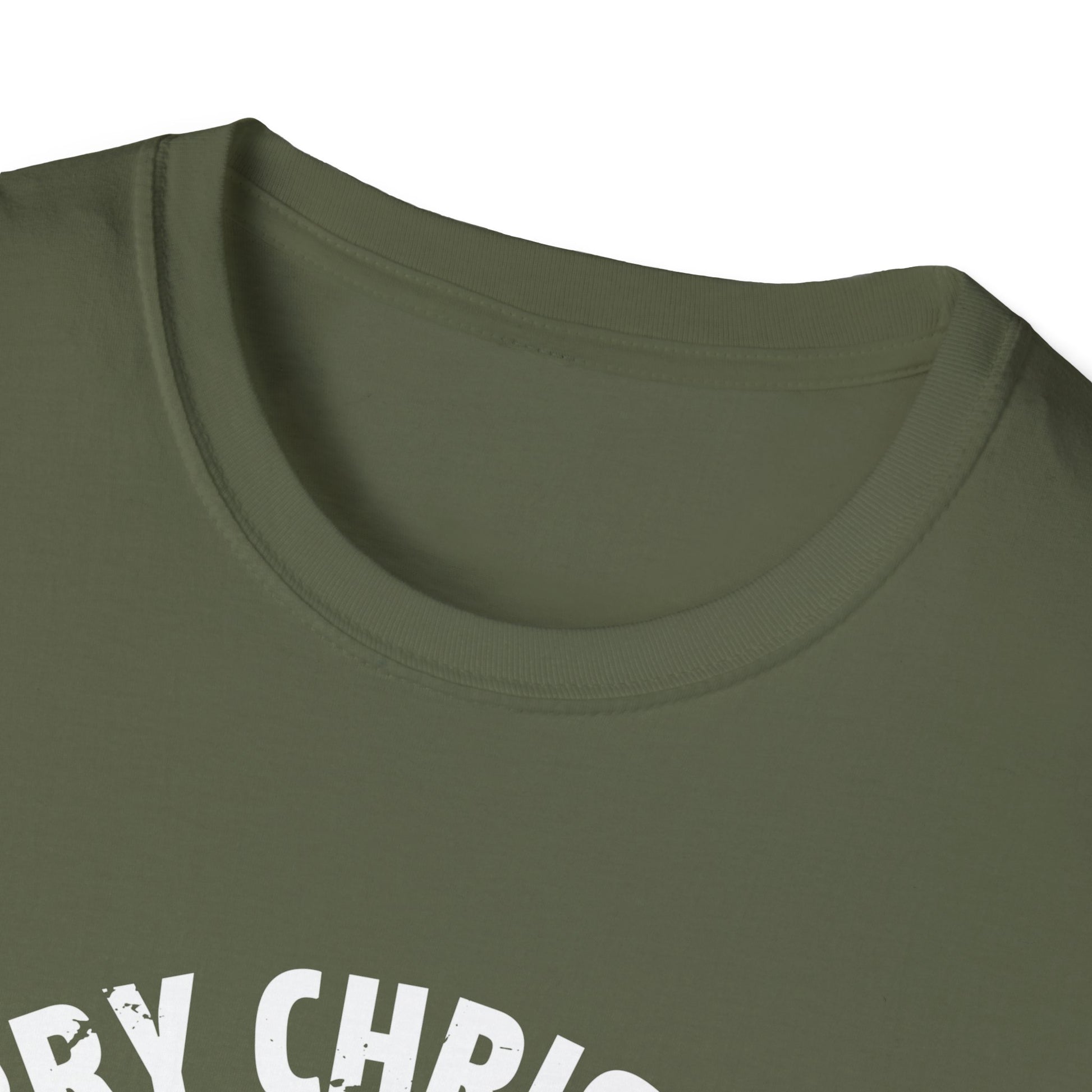 Merry Christmas in July T-Shirt – Santa on the Beach Graphic Tee