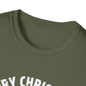 Merry Christmas in July T-Shirt – Santa on the Beach Graphic Tee