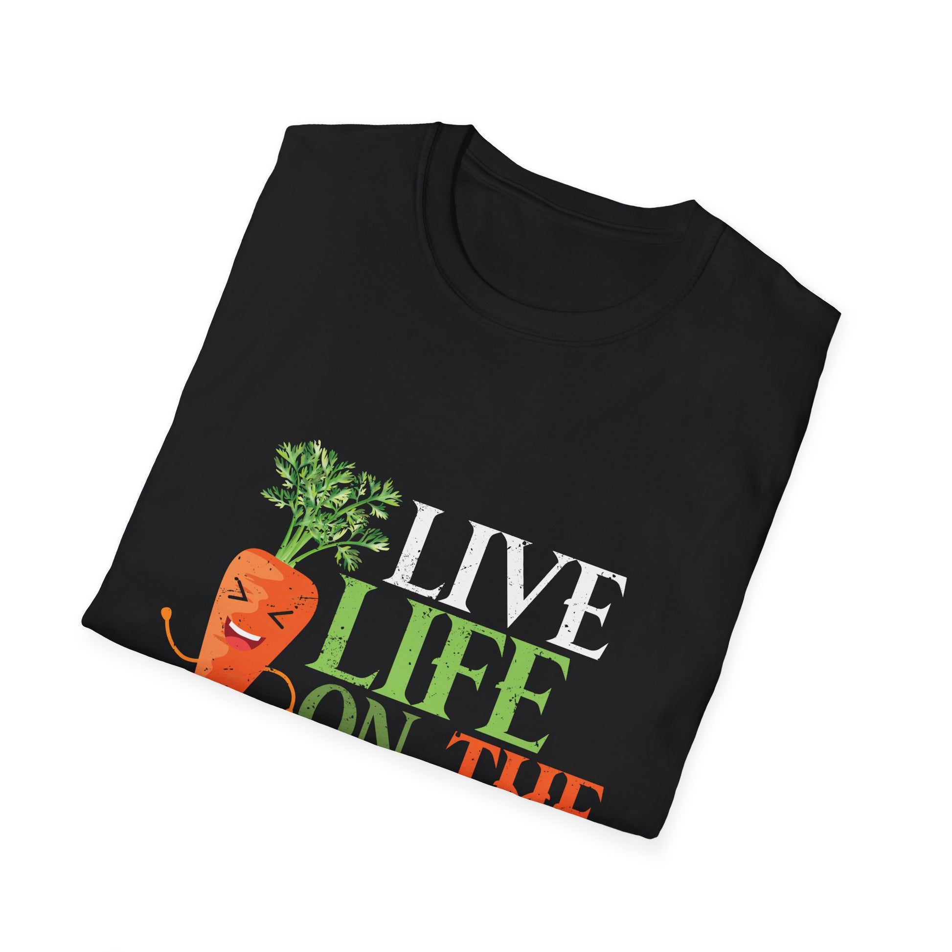 Funny plant based design_ carrot with funny Vegan Slogan Unisex T-Shirt
