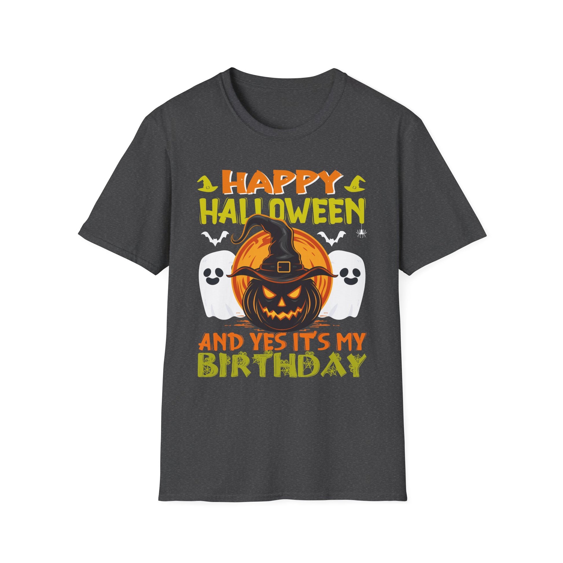 Happy Halloween Birthday kids Yes Its My Birthday Halloween TeeSoftstyle T-Shirt