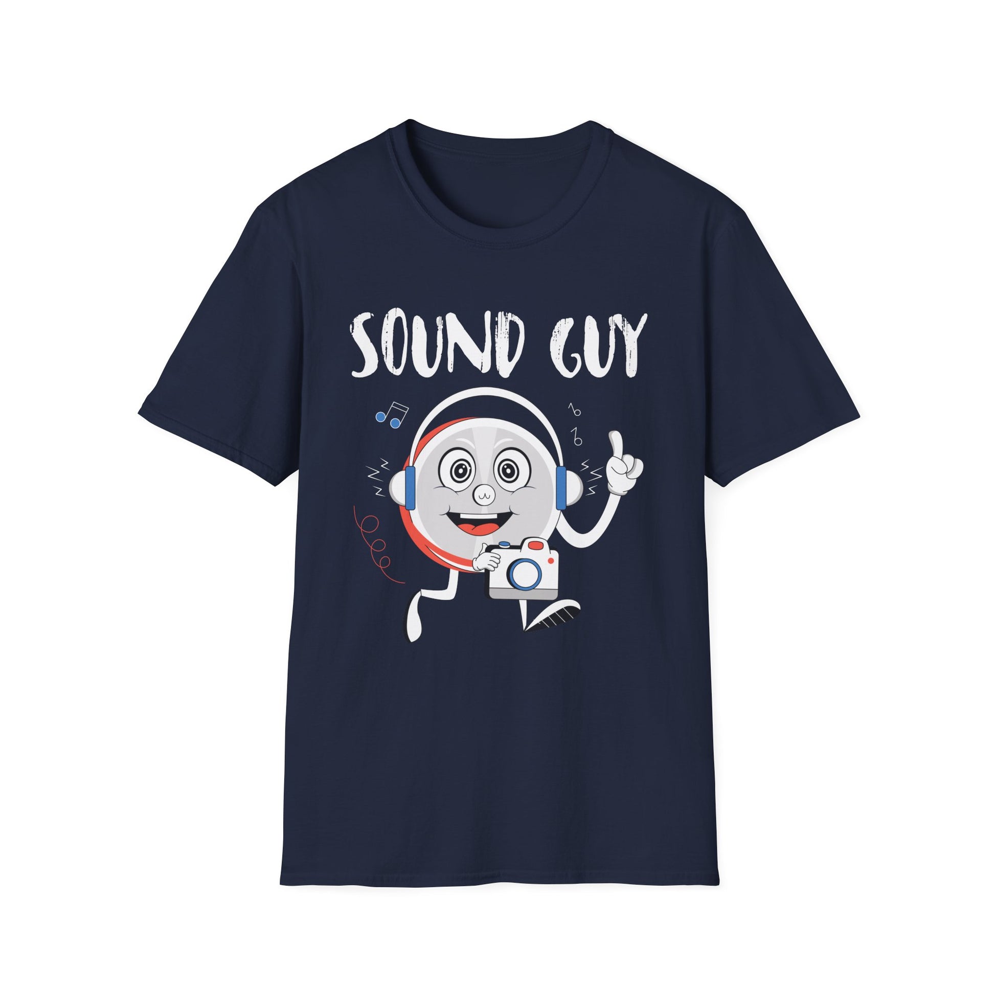 Sound Guy T-Shirt — Funny Audio Engineer Tee with Headphones & Mixer