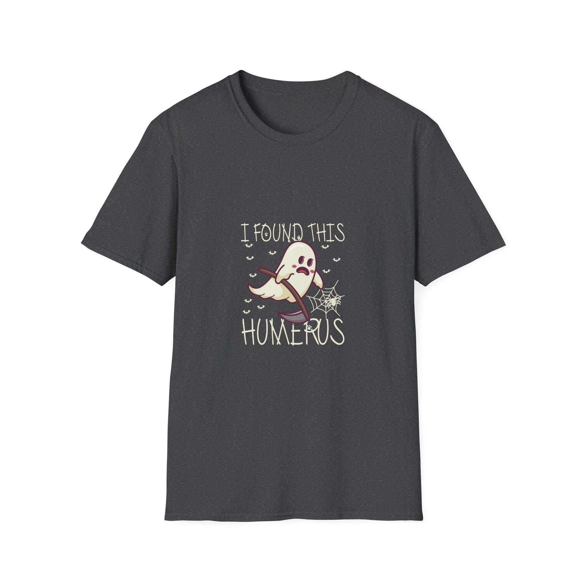 I Found This Humerus Bone Joke Funny Halloween Halloween TeeUnisex Softstyle T-Shirt