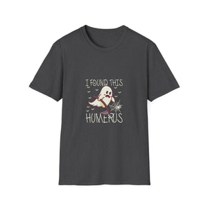 I Found This Humerus Bone Joke Funny Halloween Halloween TeeUnisex Softstyle T-Shirt