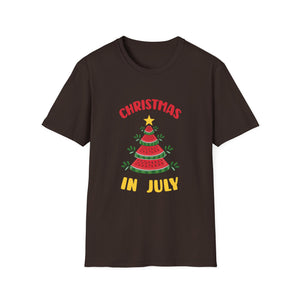 Christmas In July T-Shirt — Festive Summer Holiday Tee