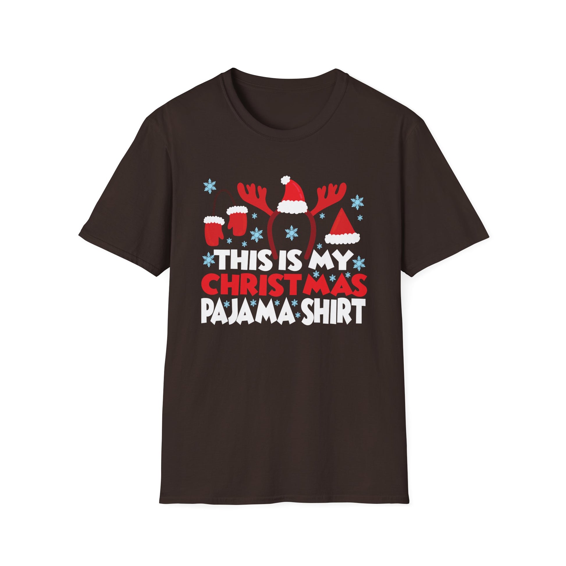 Christmas Pajama Shirt T-Shirt — "This Is My Christmas Pajama Shirt" Holiday Tee