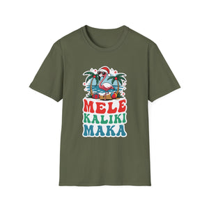 Mele Kalikimaka Shirt For Women Hawaiian Hawaii Christmas T-Shirt