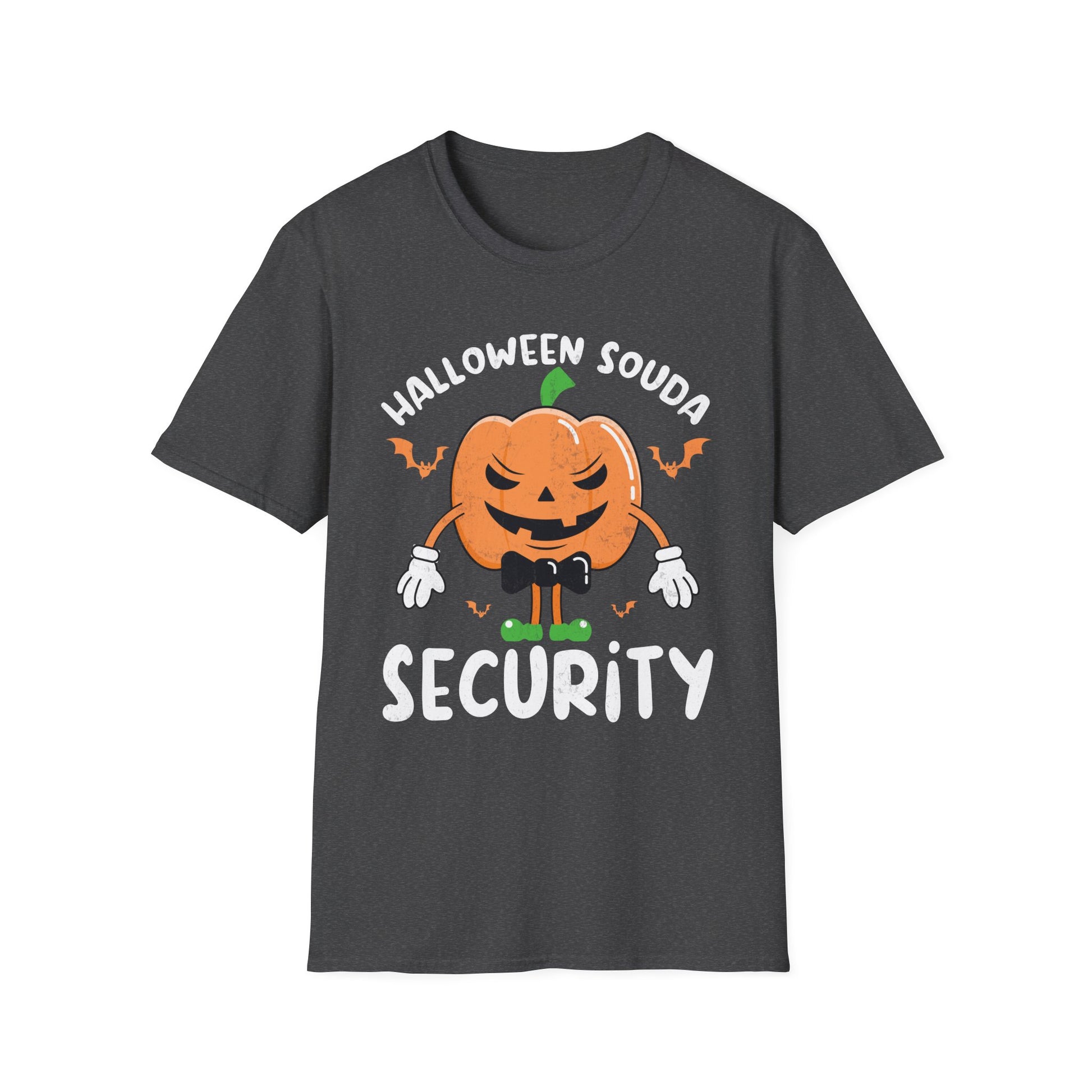 Halloween Squad Security Funny Pumpkin Bodyguard T-Shirt Unisex Softstyle T-Shirt