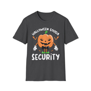 Halloween Squad Security Funny Pumpkin Bodyguard T-Shirt Unisex Softstyle T-Shirt
